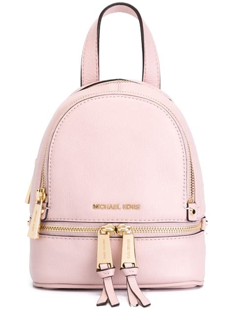 michael kors pink small purse|Michael Kors mini backpack pink.